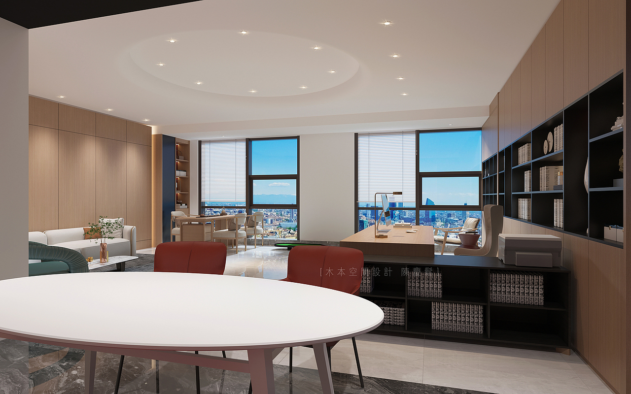 [木本空间设计] 金马办公室