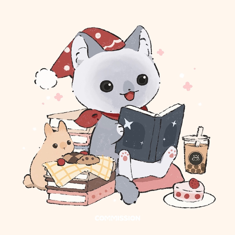 猫猫的甜品休息时间!