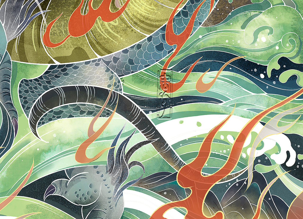 上古神兽插画集（上）（图ZMzE2MDkyOTUy） - 商业插画 - 站酷设计师禹你原创素材 - 站酷ZCOOL