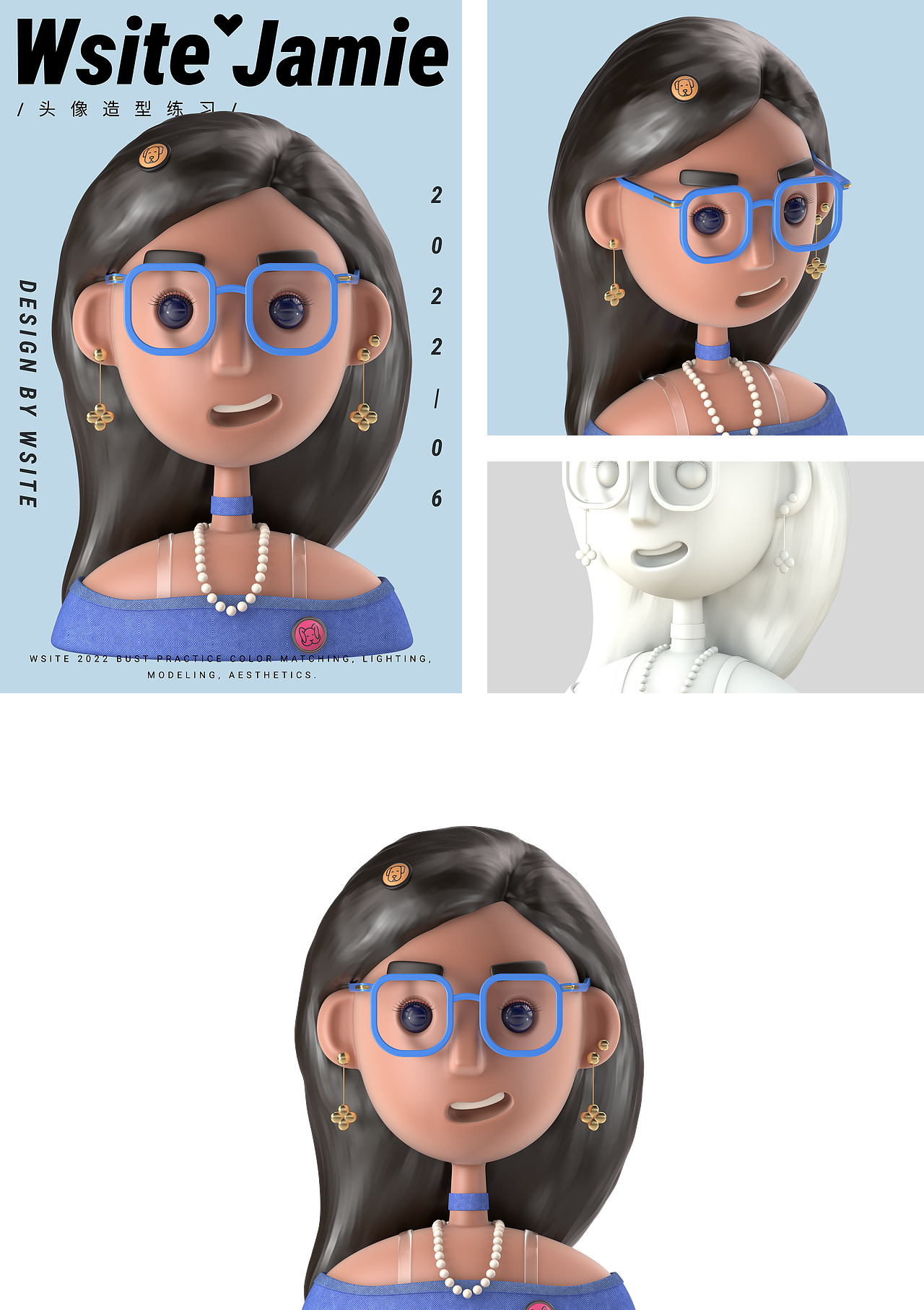 人物头像练习（图ZMzA2NTExMDgw） - 人物/生物 - 站酷设计师Wsite原创素材 - 站酷ZCOOL