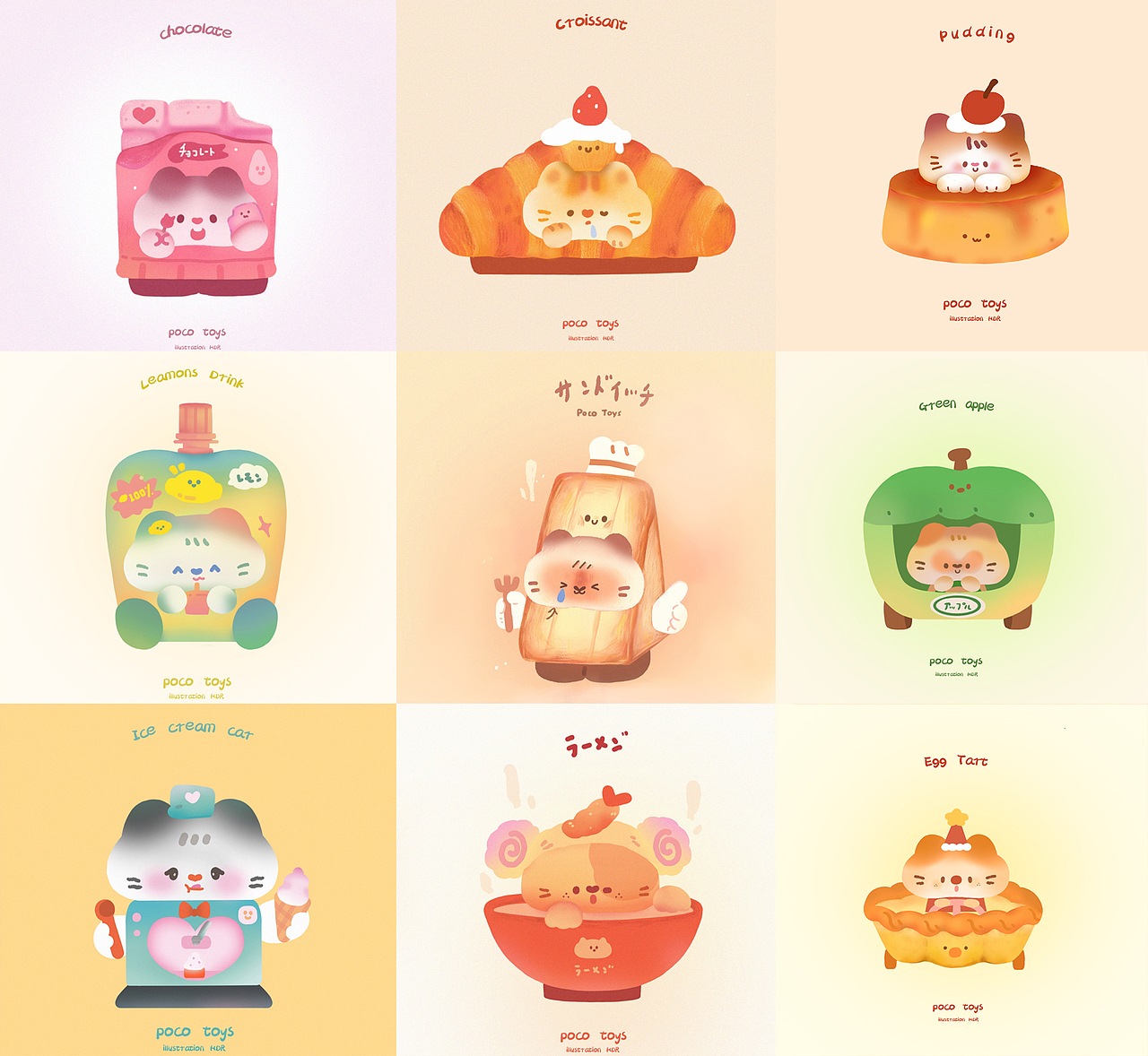 Poco Toys| 原创 |吐司猫咪玩具（图ZMjk3OTIxMzA0） - 手办/模玩 - 站酷设计师盒豆乳原创素材 - 站酷ZCOOL