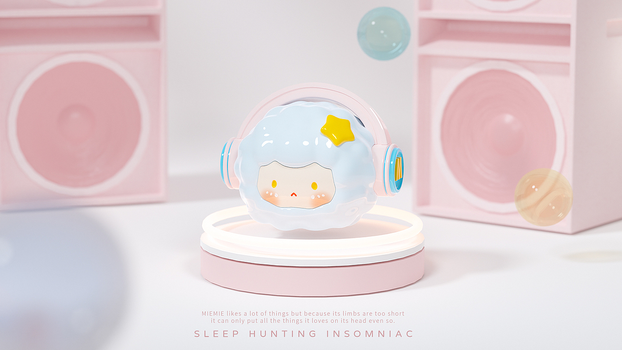 【咩顶万物】阳光耳机咩咩-爱音乐爱生活（图ZMzAyNDIzODEy） - IP形象 - 站酷设计师咪叩咪叩工作室原创素材 - 站酷ZCOOL