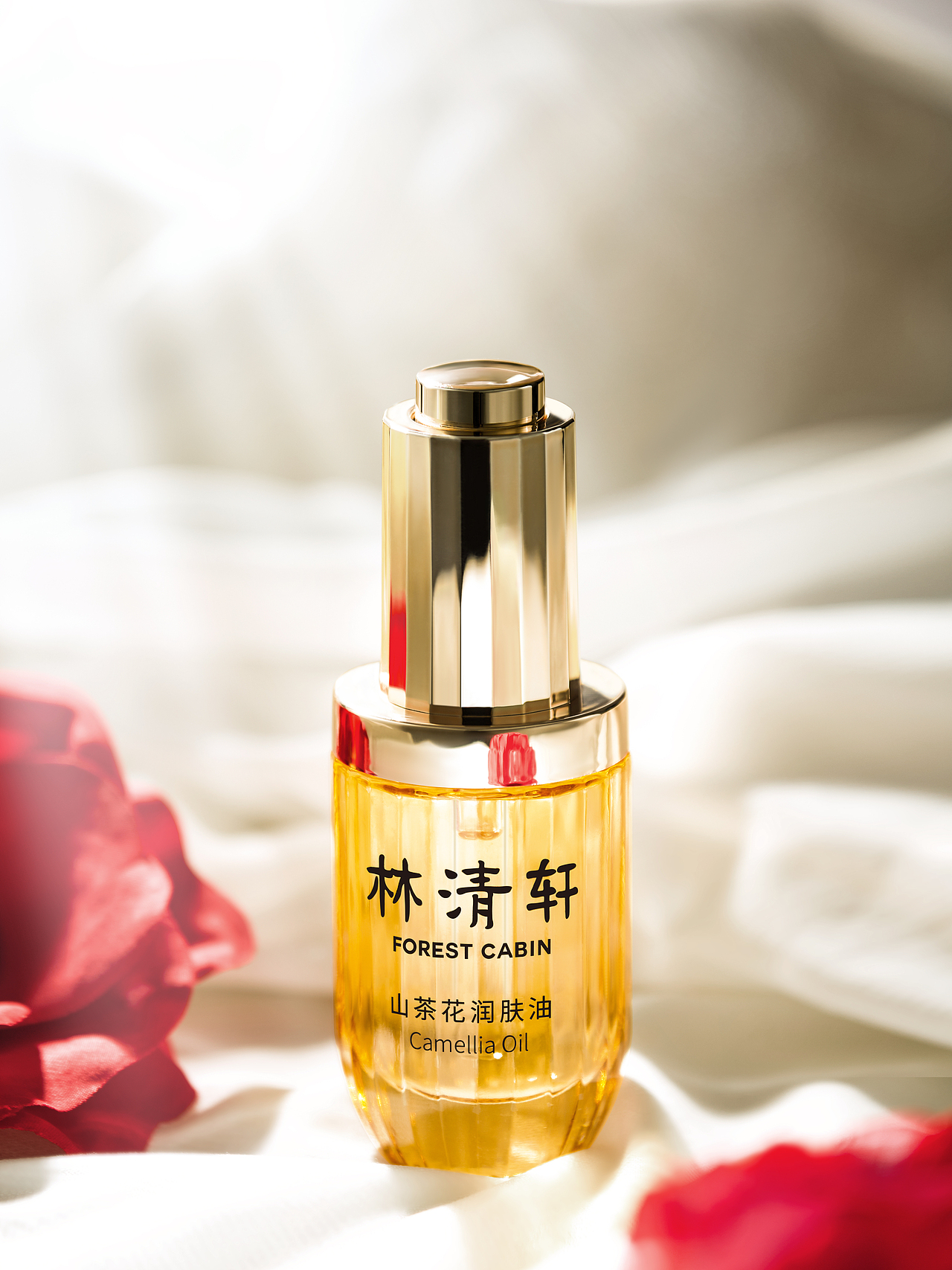 化妆品修图｜林清轩镇轩之宝-第三代山茶花精华油（图ZMzIyODI5NzQ0） - 修图/后期 - 站酷设计师猎豹小姐原创素材 - 站酷ZCOOL