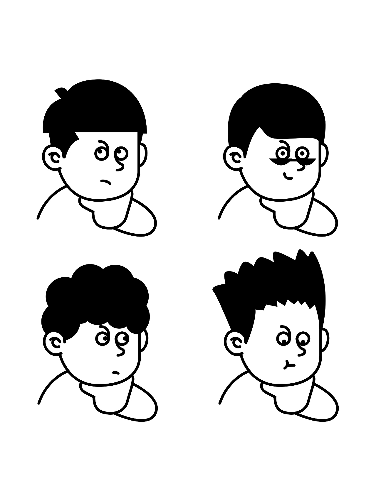 理先森的简笔小人（图ZMzA3MTc1NjI4） - 艺术插画 - 站酷设计师理德传媒原创素材 - 站酷ZCOOL