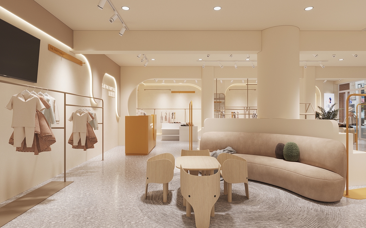 中小童 童装店（图ZMjk3MjUyODI4） - 商业空间设计 - 站酷设计师涂涂制作原创素材 - 站酷ZCOOL