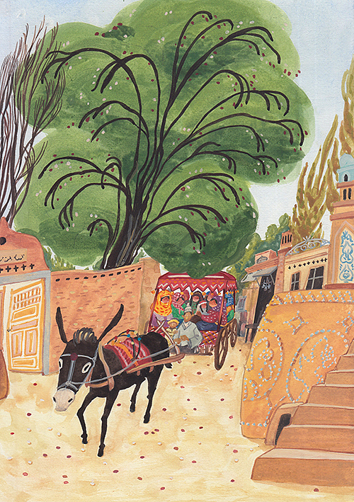 给刘亮程老师的散文集配图