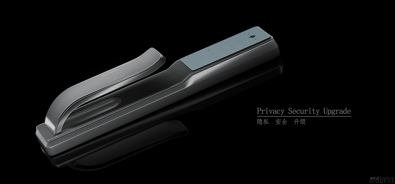 《Smart lock x 智能锁》产品建模渲染