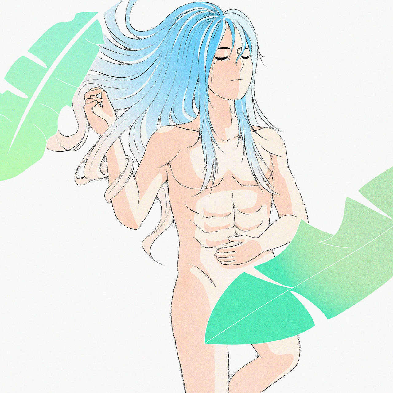 哭(附线稿) 【挑战百变头像 第三十张】（图ZMzQxODExMTU2） - 创作习作 - 站酷设计师冰蓝茉莉原创素材 - 站酷ZCOOL