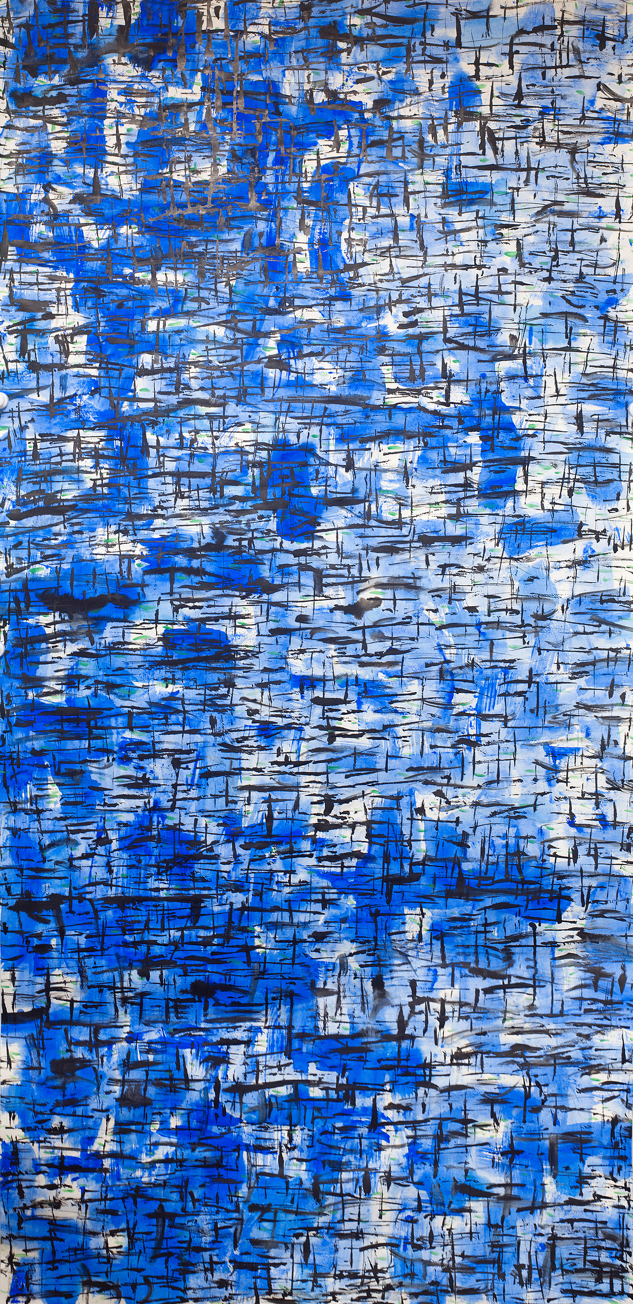 将醒之域
<br>思之所及,目之所观,<br>在灵动挥洒的笔意里,在墨色变化的无穷里,唤醒未来诗意的永恒!<br><br>本 设色 95×200cm 2022 汪流全