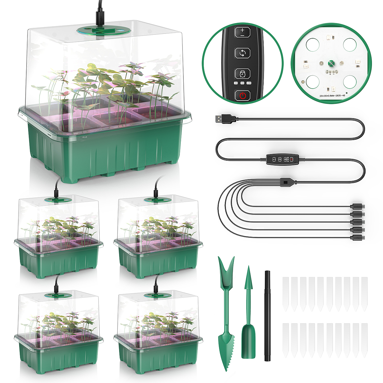 育苗盆渲染 亚马逊图片设计