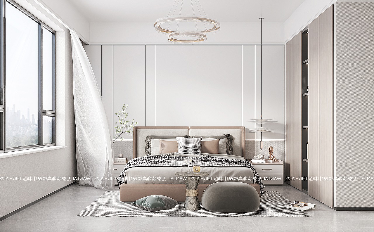 济宁中海城135平装修效果图