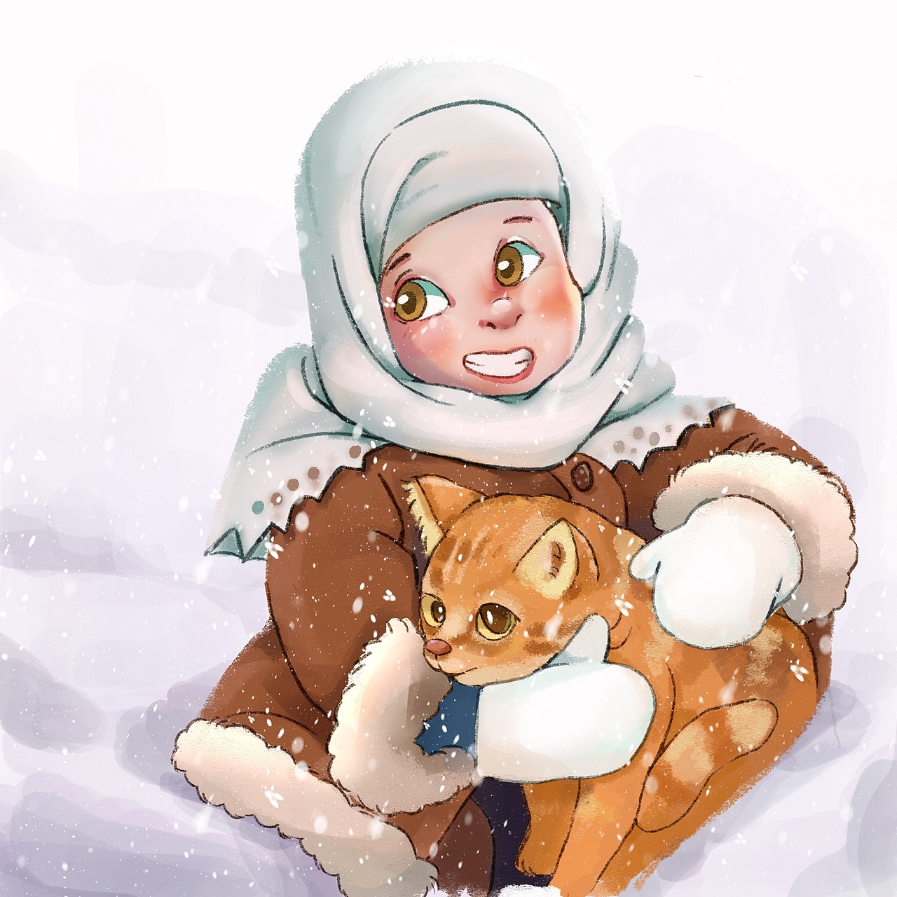 拾荒記（圖ZMzQ0NzEwNjU2） - 商業(yè)插畫 - 站酷設(shè)計(jì)師G二古是只小兔嘰原創(chuàng)素材 - 站酷ZCOOL