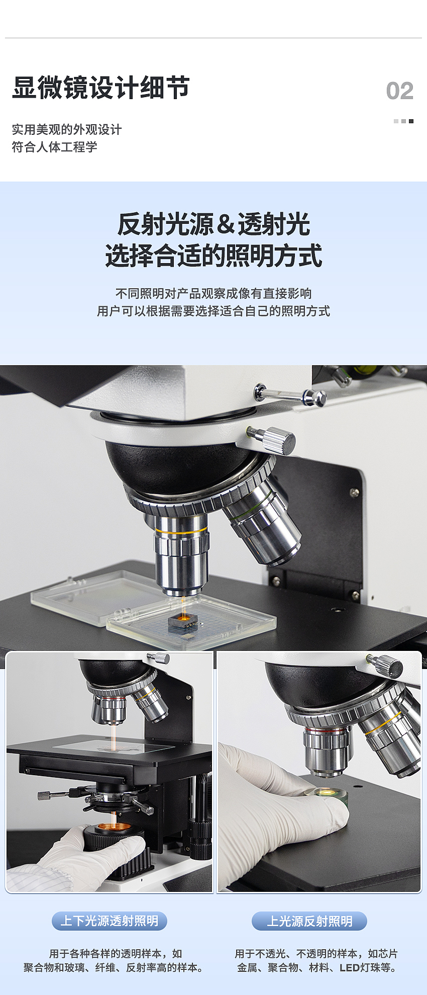 显微镜详情页设计 奥斯微金相显微镜（图ZMzUxMTI1NjIw） - 工业用品/机械 - 站酷设计师丹尼男孩原创素材 - 站酷ZCOOL