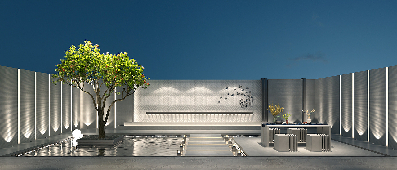 晋江阳光城院子设计（图ZMzE0MTUxMzg4） - 家装设计 - 站酷设计师宽木设计原创素材 - 站酷ZCOOL