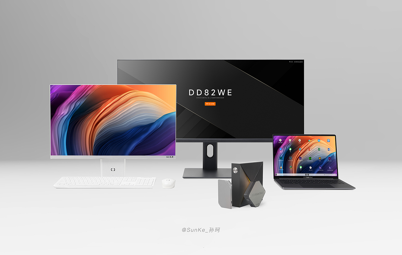 阿里云 笔记本+智能硬件 产品摄影（图ZMzM3MjQwNjMy） - 产品摄影 - 站酷设计师SunKe_孙珂原创素材 - 站酷ZCOOL