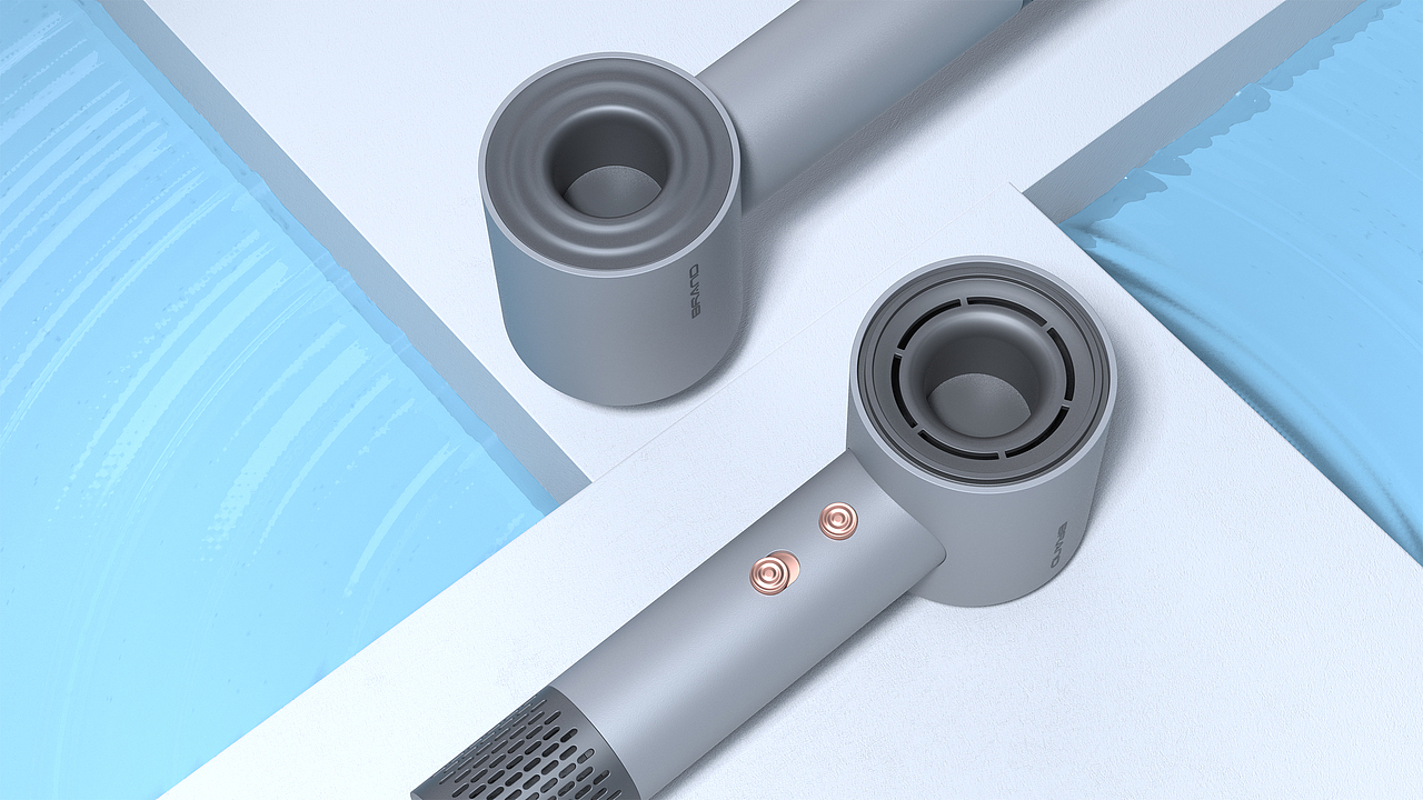 高速吹风机案例分享（图ZMzQ0MDExNDc2） - 电子产品 - 站酷设计师柯凡工业设计平台原创素材 - 站酷ZCOOL