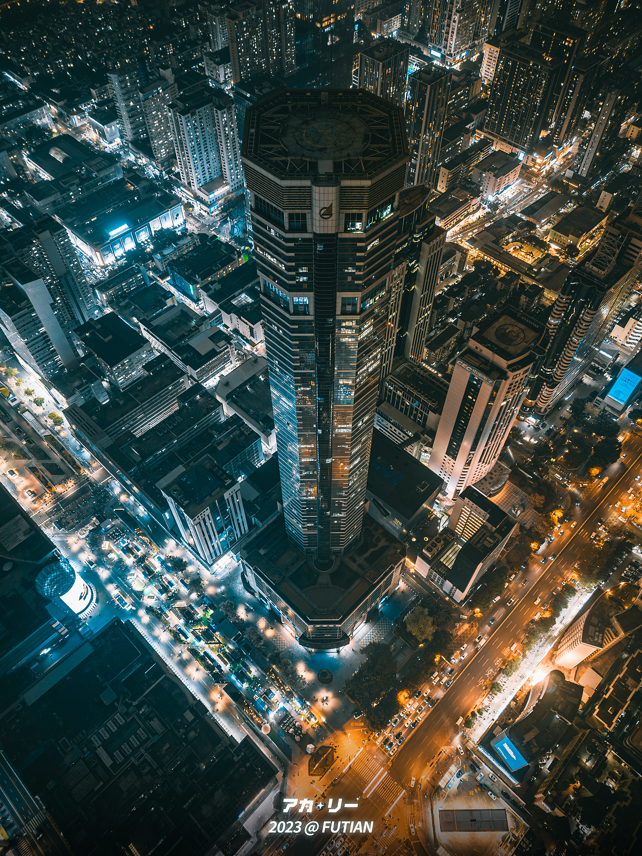 航拍视角｜电影感城市夜景（图ZMzU2NjE2NTMy） - 风光摄影 - 站酷设计师哩白桃原创素材 - 站酷ZCOOL