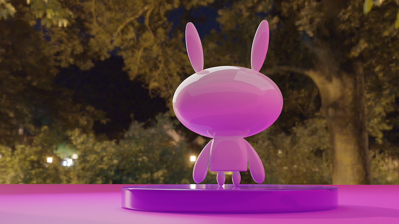 Blender - 建模+渲染（ 小兔子 - Rabbit ）_镇妖十三篇-站酷ZCOOL