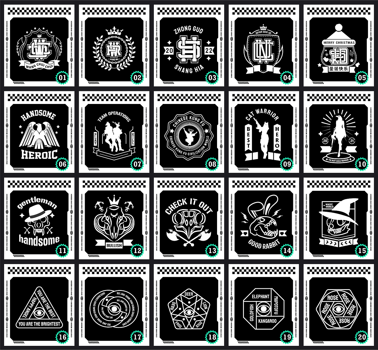 近期-潮流图案整理（图ZMjk4MDgwMDUy） - 图案 - 站酷设计师锤锤chuichui原创素材 - 站酷ZCOOL