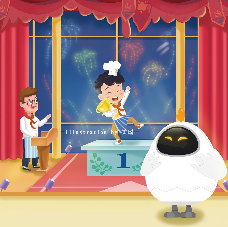 儿童教育类插画 x 清北网校合作（图ZMzA1NzEyNjg4） - 儿童插画 - 站酷设计师美瑶插画原创素材 - 站酷ZCOOL