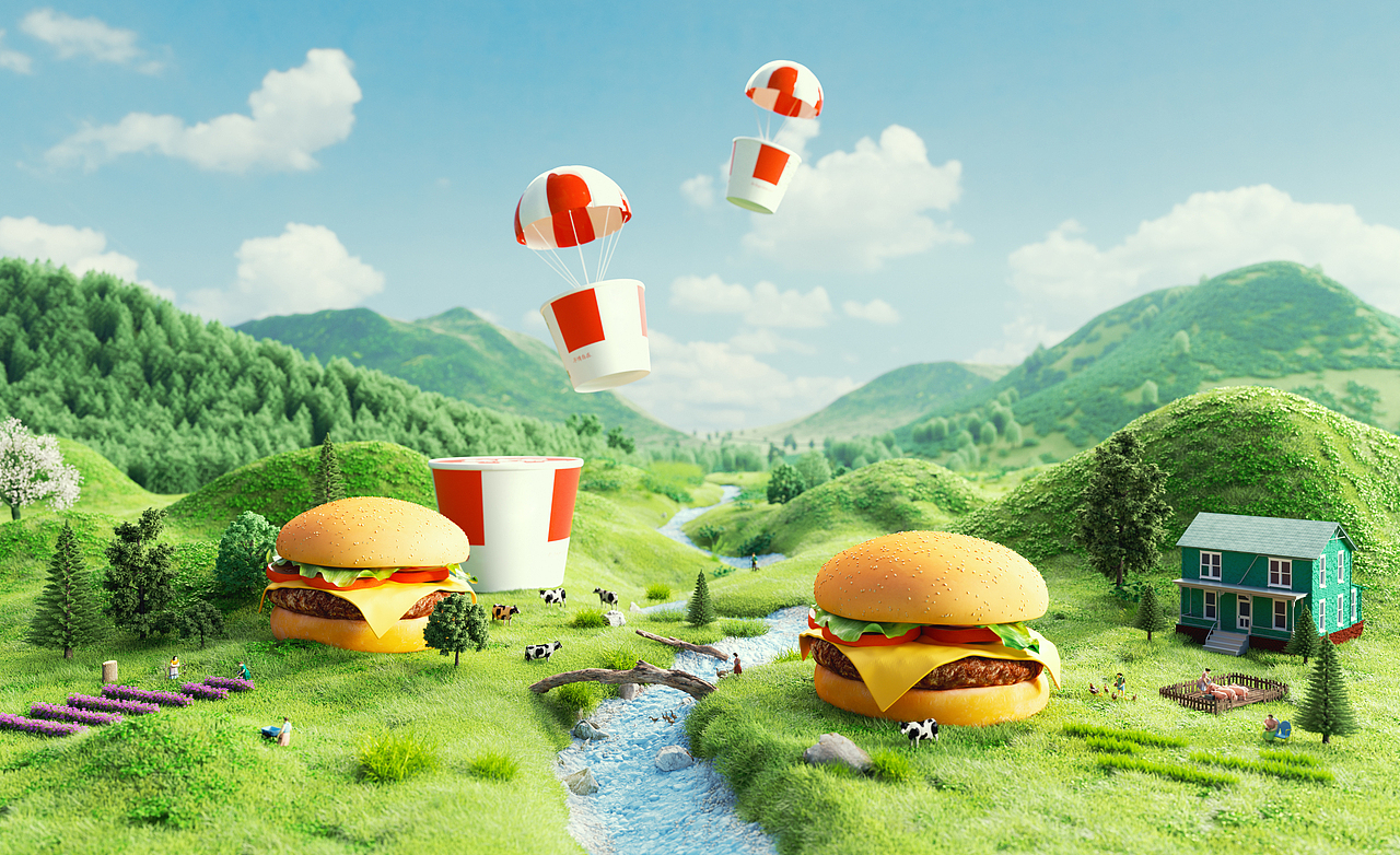 户外自然场景习作 Landscape Testing（图ZMzI5OTcwMTM2） - 场景 - 站酷设计师elejin原创素材 - 站酷ZCOOL