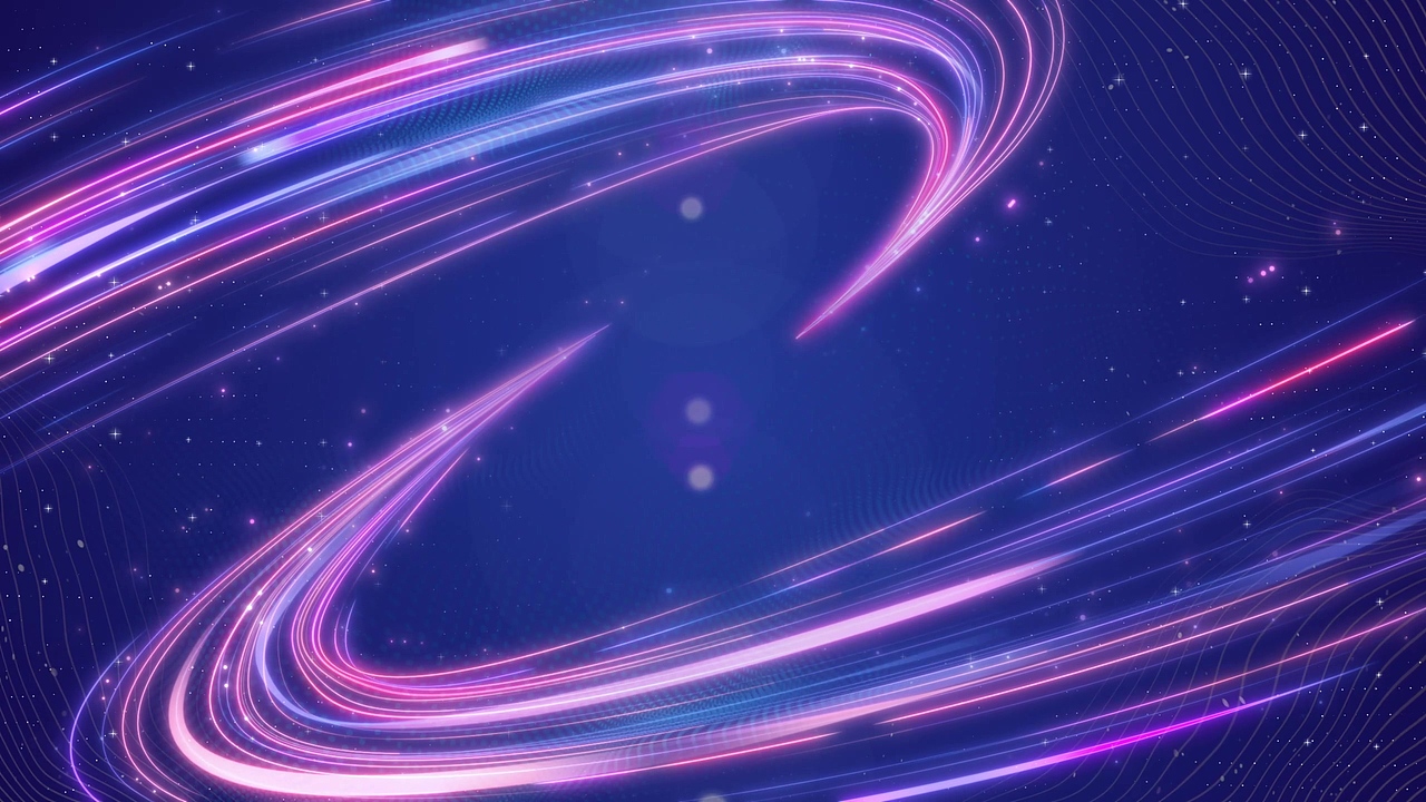 展厅会议大屏动态背景墙展示/活动信息展示/未来科技感