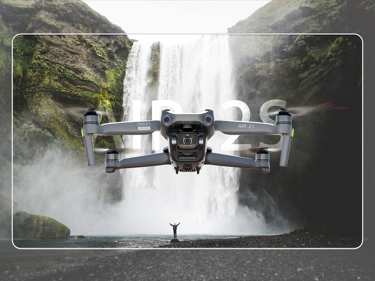 DJI Air 2S 写实渲染