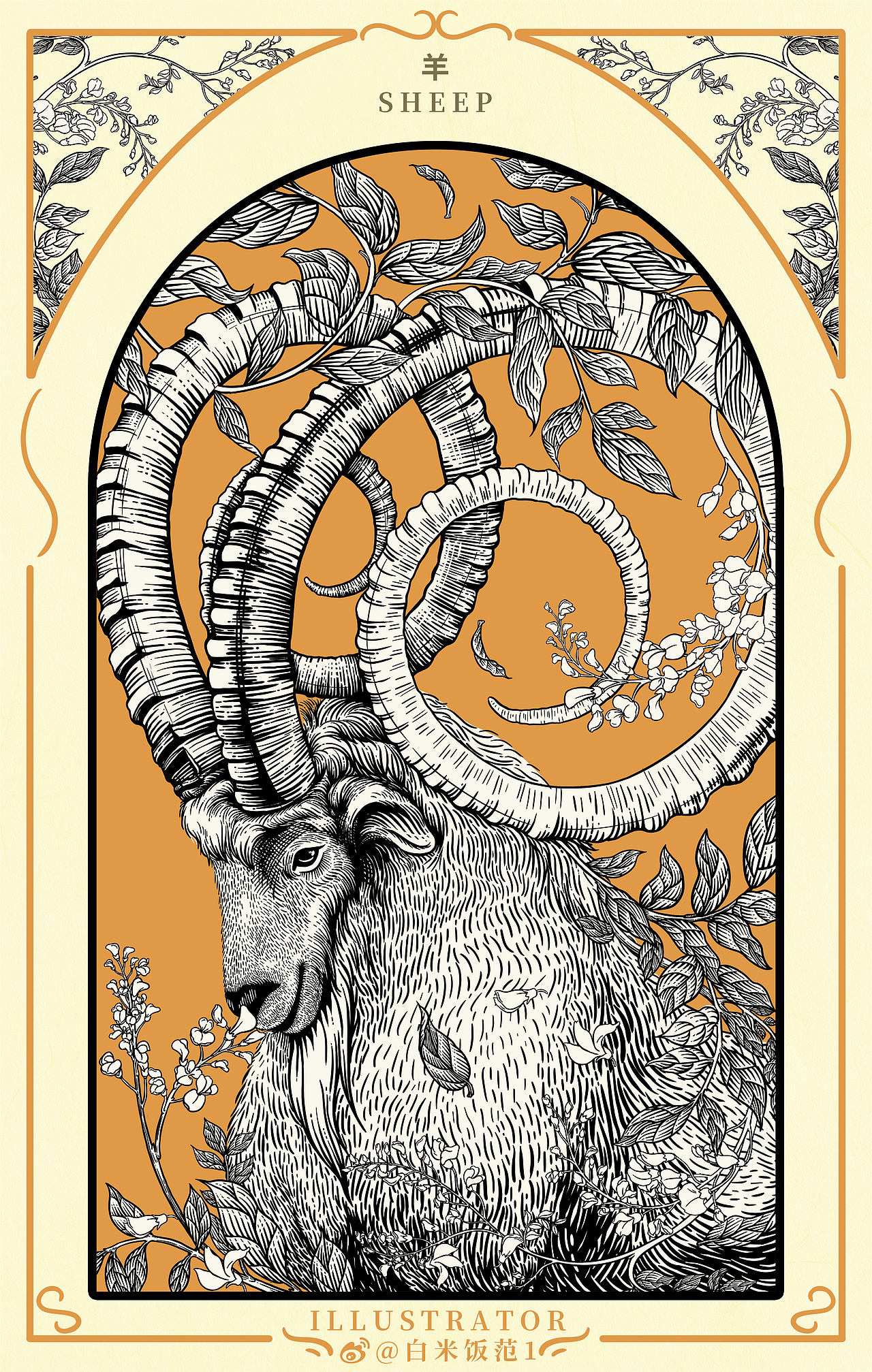 十二生肖花月令