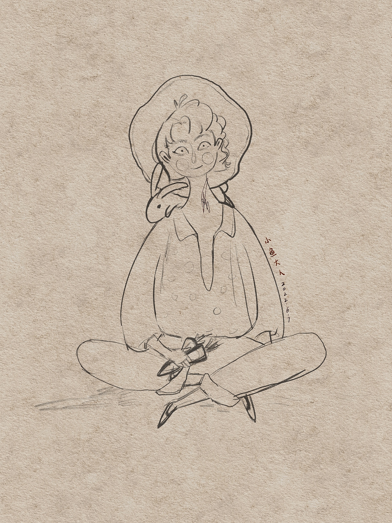 procreate人物绘画（图ZMzA0NzE4NjI4） - 创作习作 - 站酷设计师请叫我小鱼大人原创素材 - 站酷ZCOOL