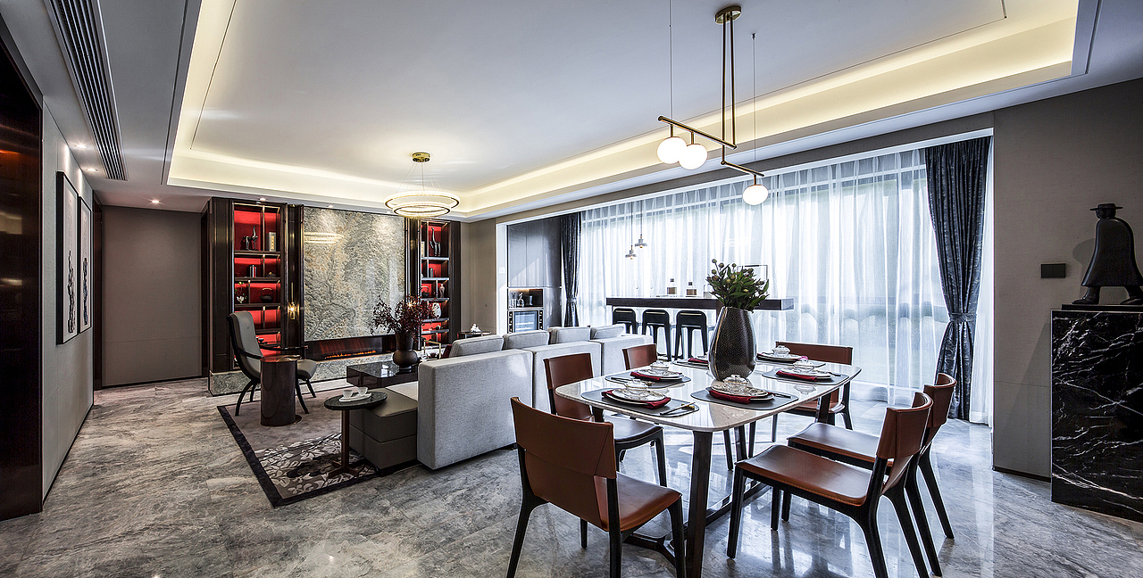 张家港碧桂园锦鲤花园住宅室内设计