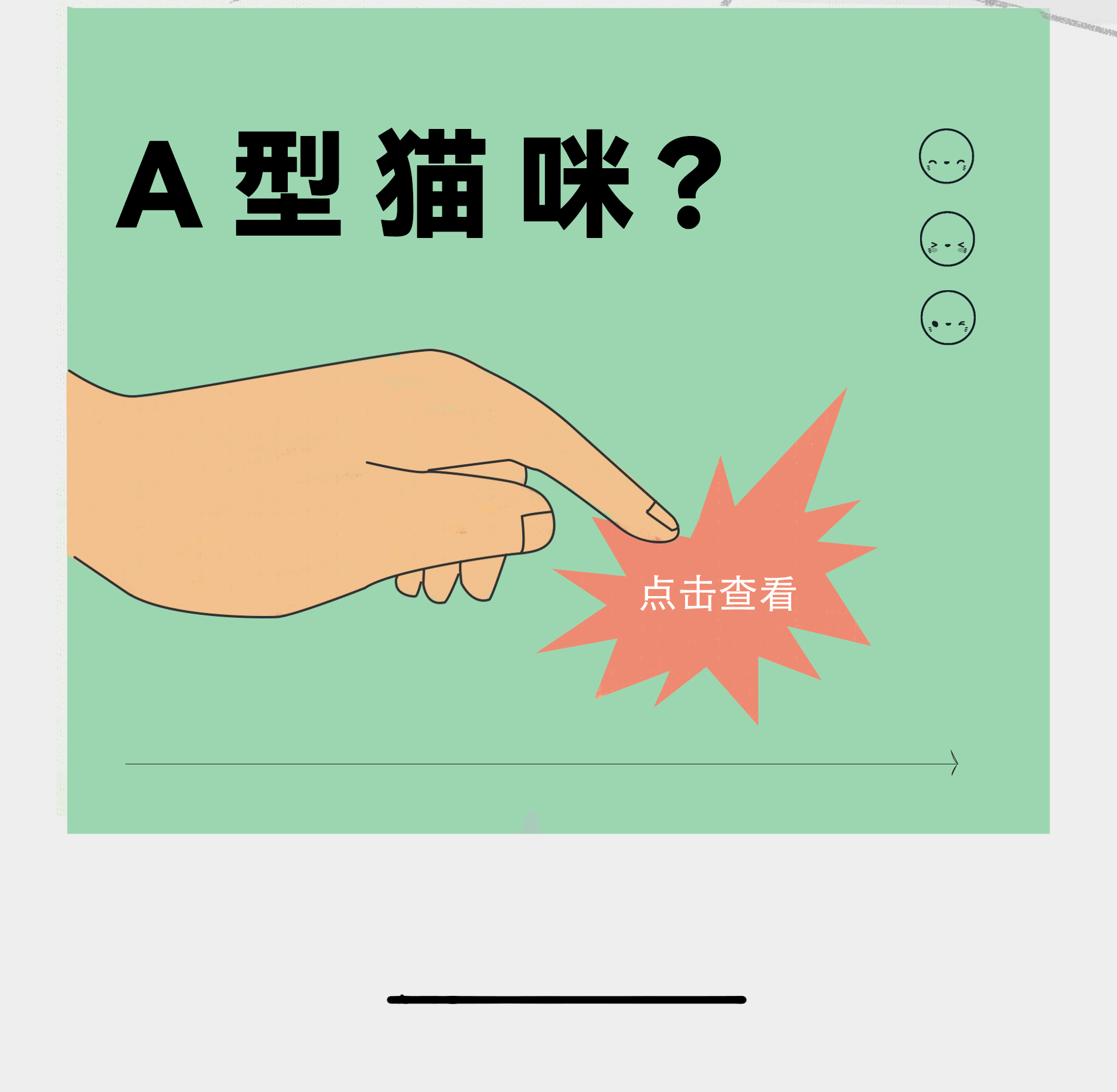 条漫插画-猫咪血型故事