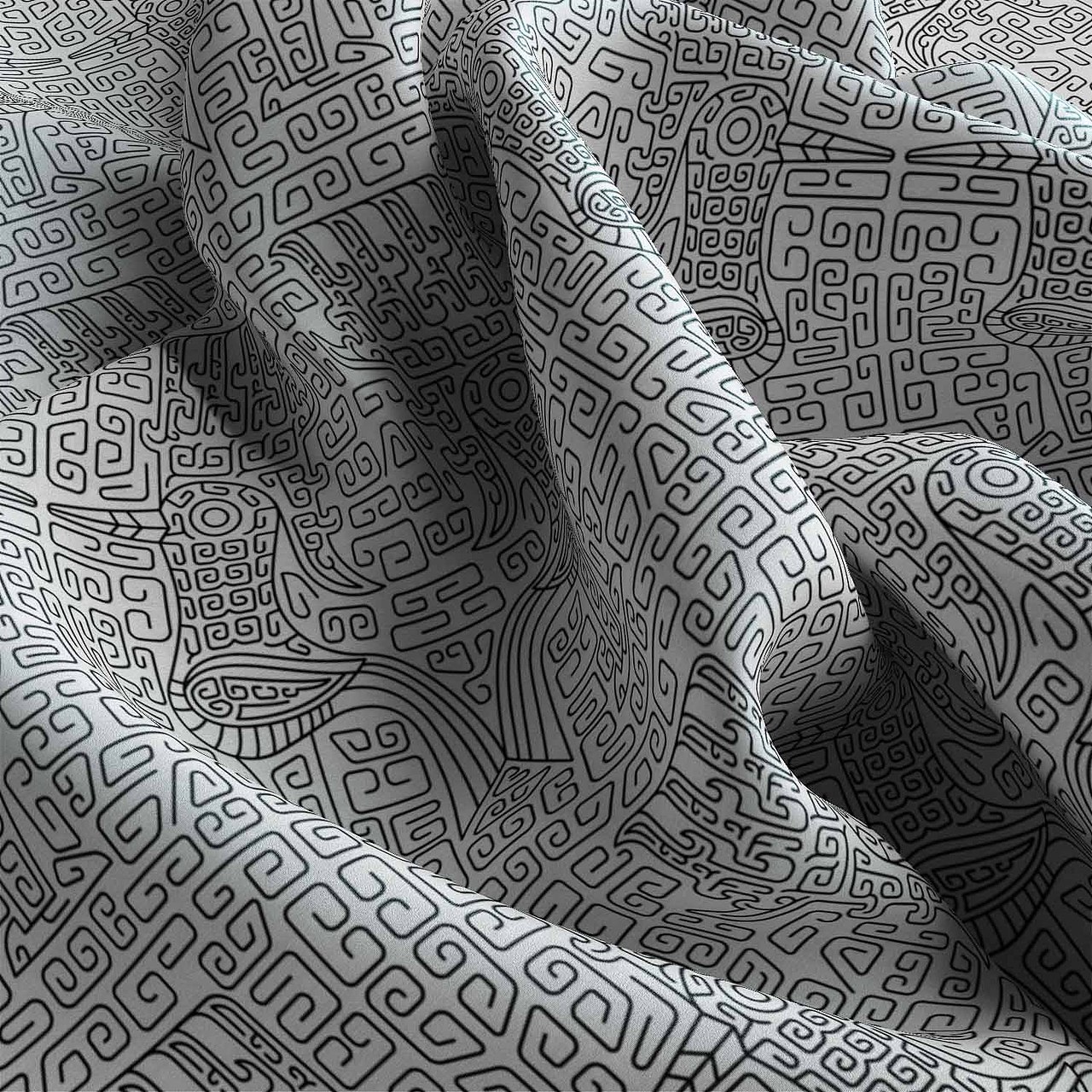 三星堆印花艺术