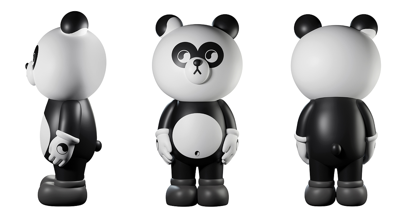 国潮潮流IP|阿太熊（太极熊猫）（图ZMzM1MTM1MjI0） - 其他动漫 - 站酷设计师阿太熊原创素材 - 站酷ZCOOL