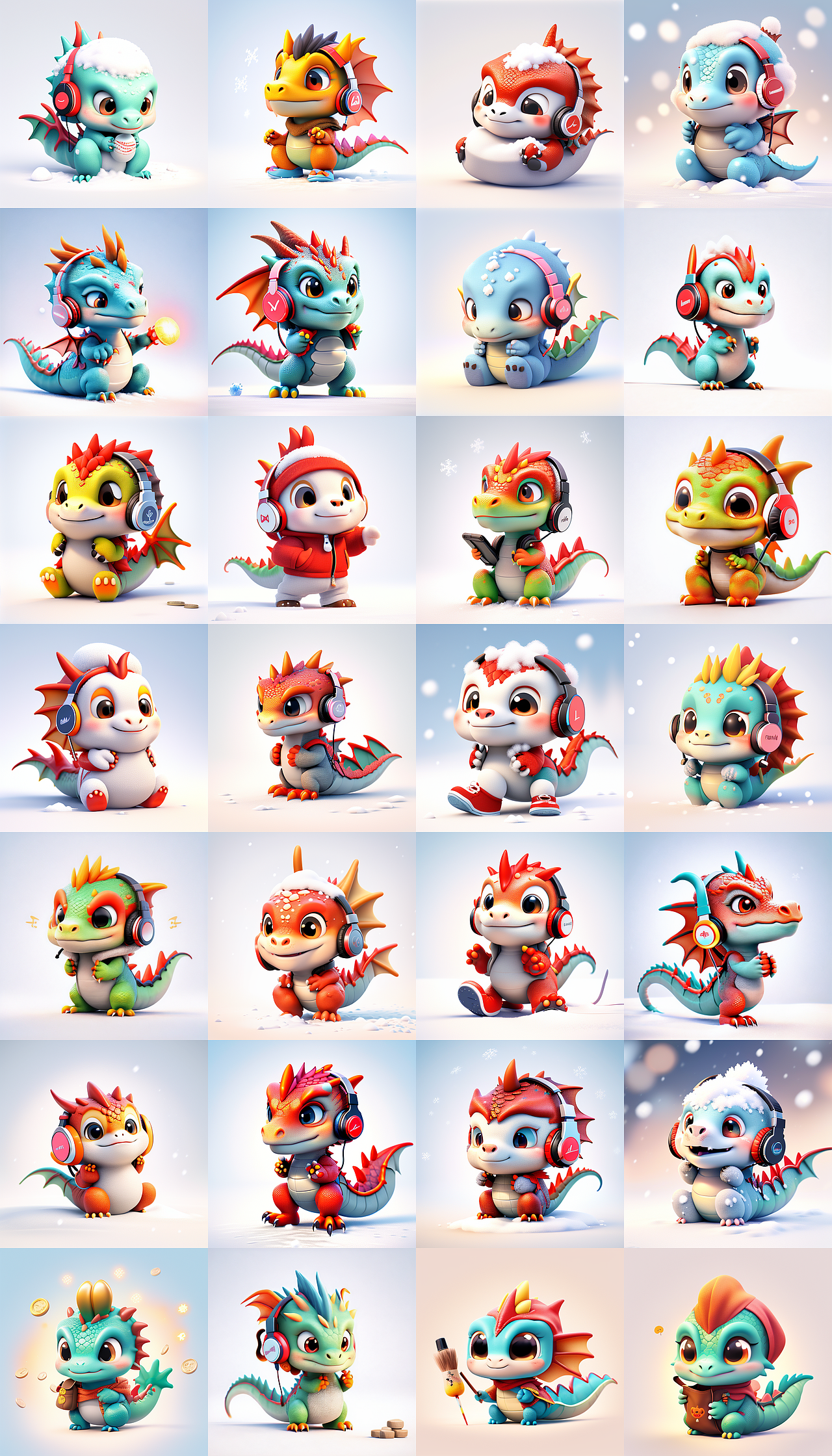 龙年 小龙人 IP设计 场景设计