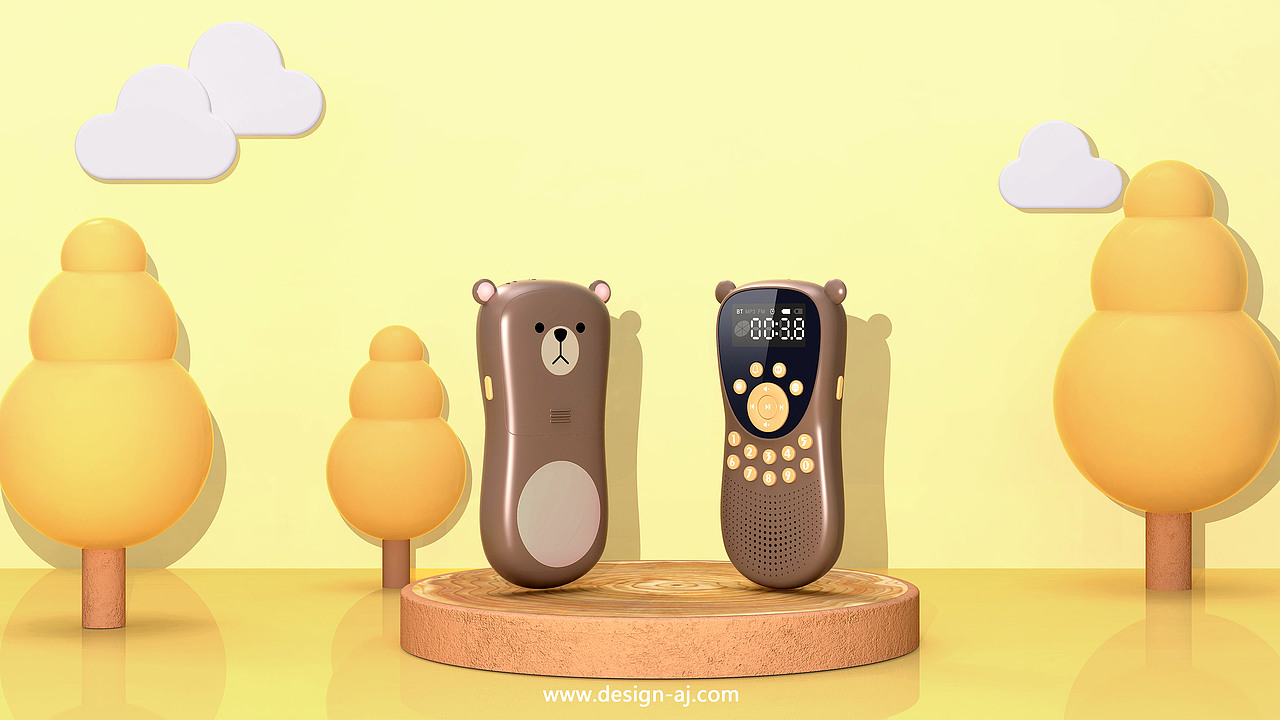 天智星 x 艾佳工业设计 I 小手掌磨耳朵听书机产品设计（图ZMzUzOTc0ODY0） - 电子产品 - 站酷设计师艾佳工业设计原创素材 - 站酷ZCOOL