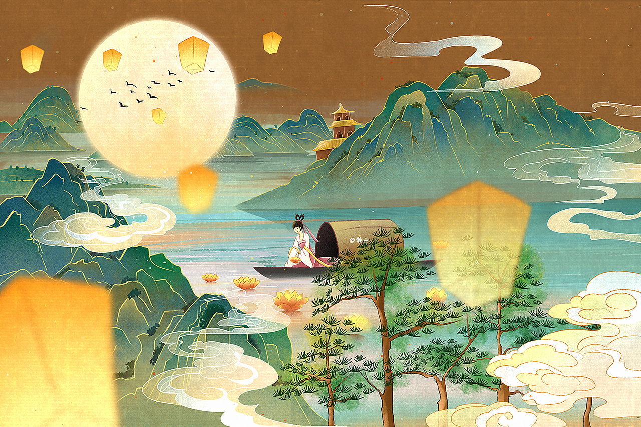 发一些今年画的传统节日（图ZMzUwMDA2OTIw） - 商业插画 - 站酷设计师懒兰吖原创素材 - 站酷ZCOOL