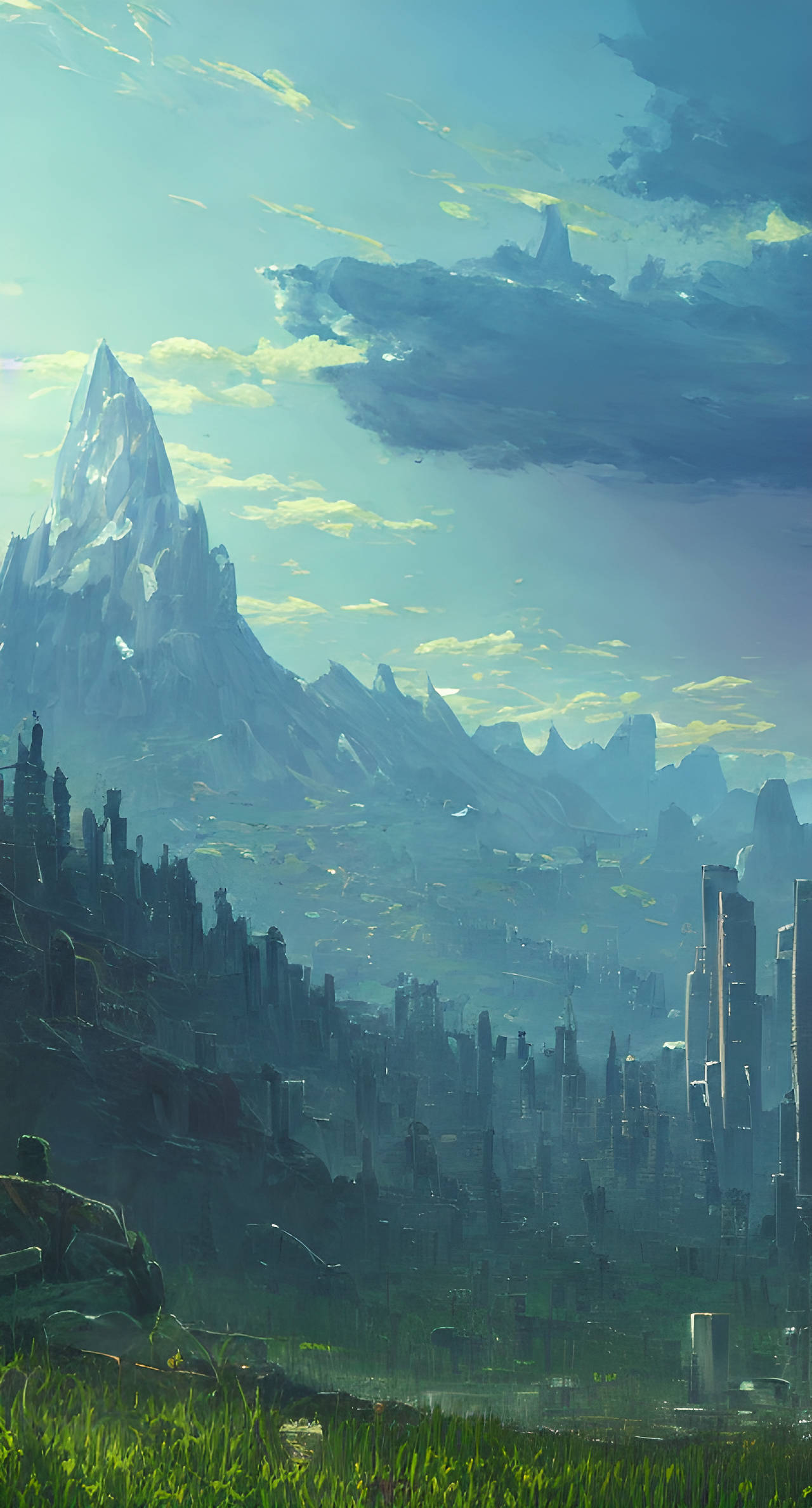 AI绘图-漫画场景/风景（图ZMzE3NjUwMjQw） - AI作品 - 站酷设计师evey_Chen原创素材 - 站酷ZCOOL