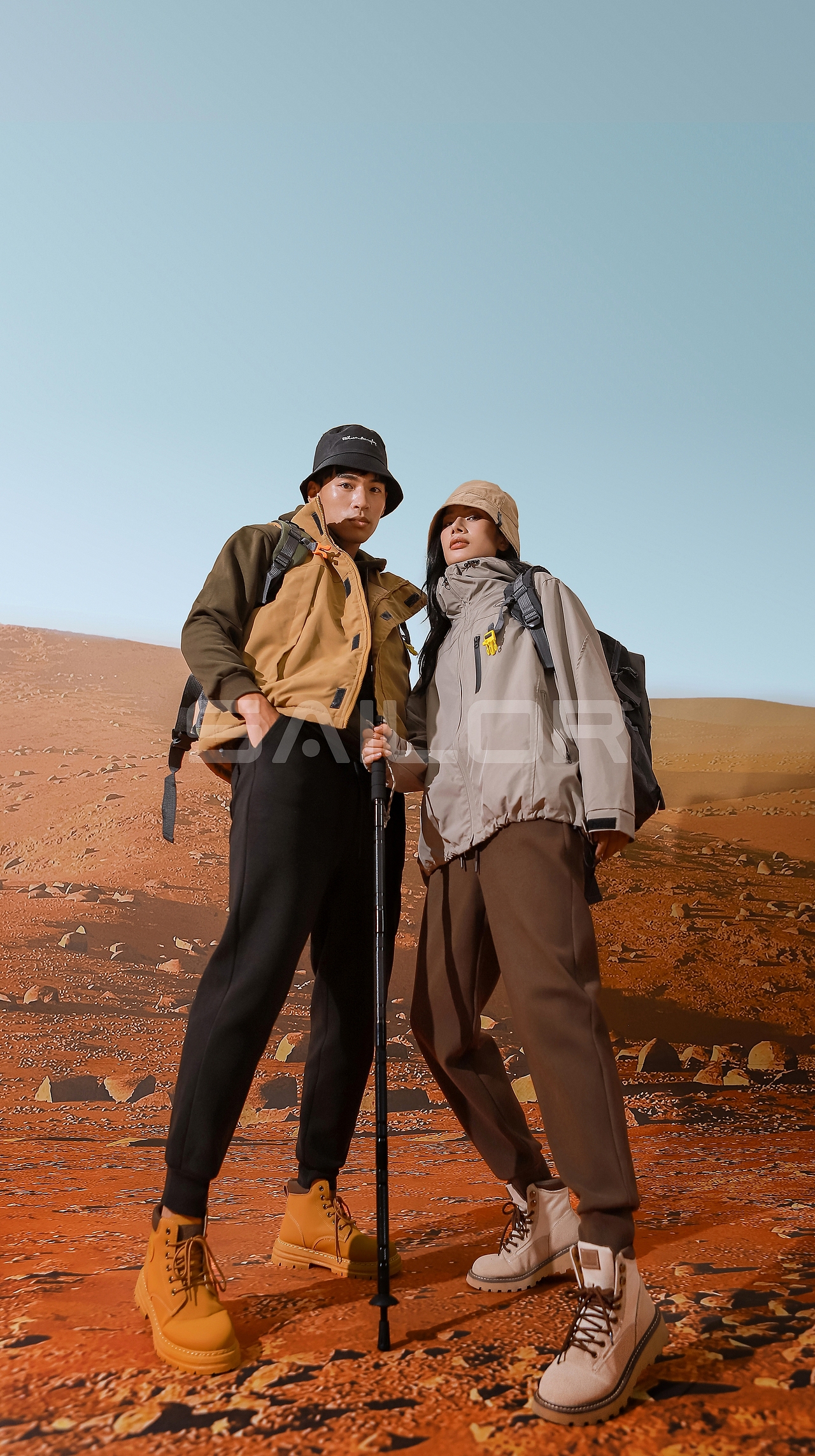 沙漠景服饰拍摄