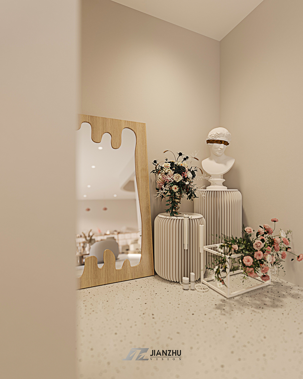 JIAN ZHU VISION｜美甲店（图ZMzE3MDEyMTky） - 家装设计 - 站酷设计师簡竹原创素材 - 站酷ZCOOL
