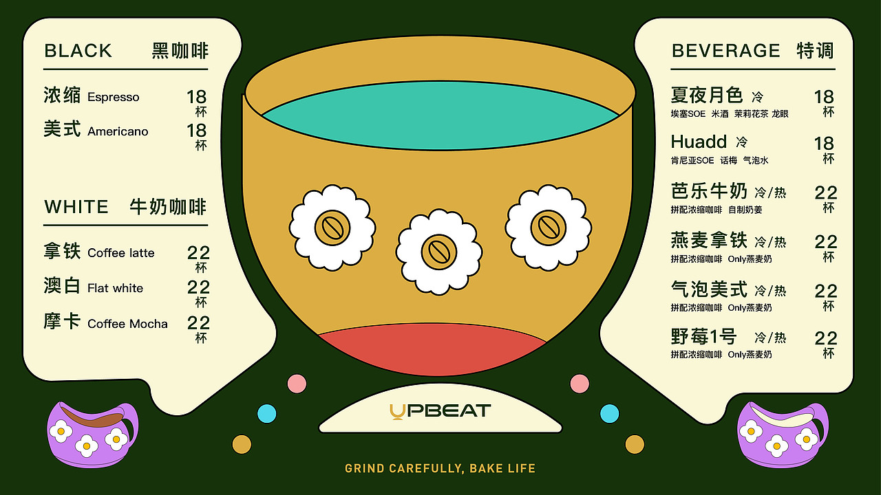 Upbeat节拍｜咖啡品牌设计（图ZMzE3NDQxMTA0） - 其他平面 - 站酷设计师Tian413原创素材 - 站酷ZCOOL