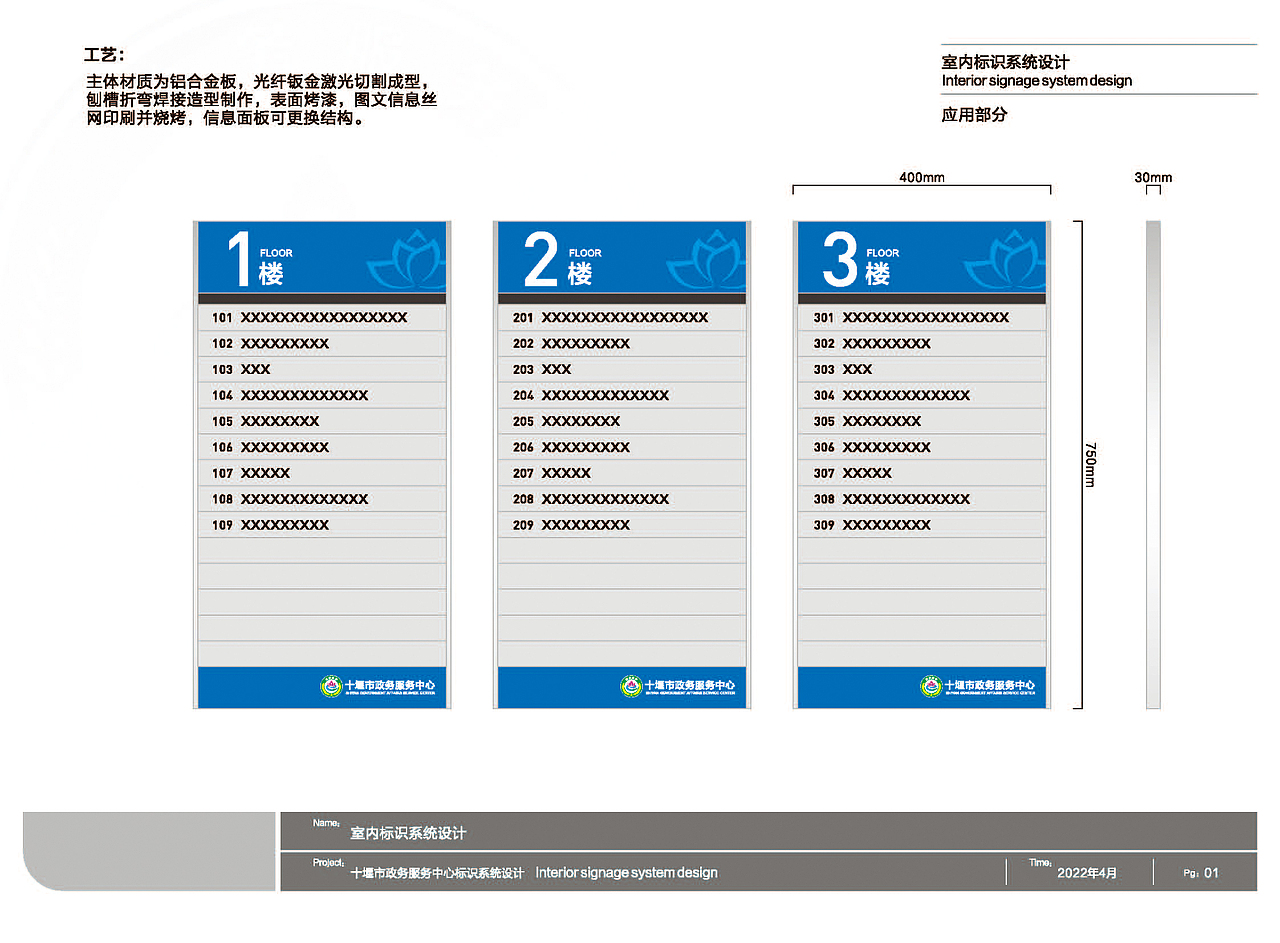 市民服务中心导视方案