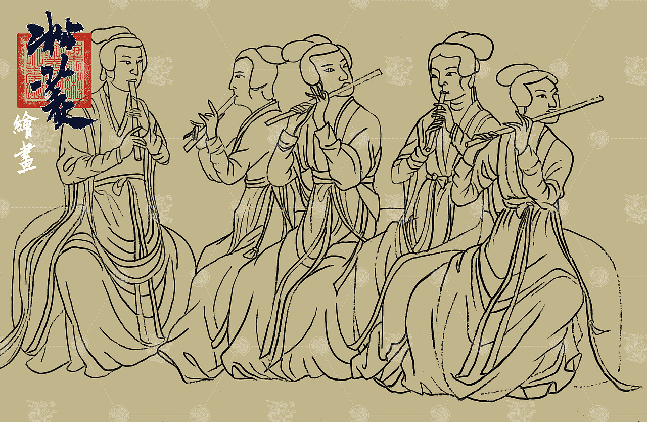 一些原创白描粉本（图ZMzAxMjAwNzQ0） - 绘画 - 站酷设计师玄瞻子宸硕钊瑀原创素材 - 站酷ZCOOL