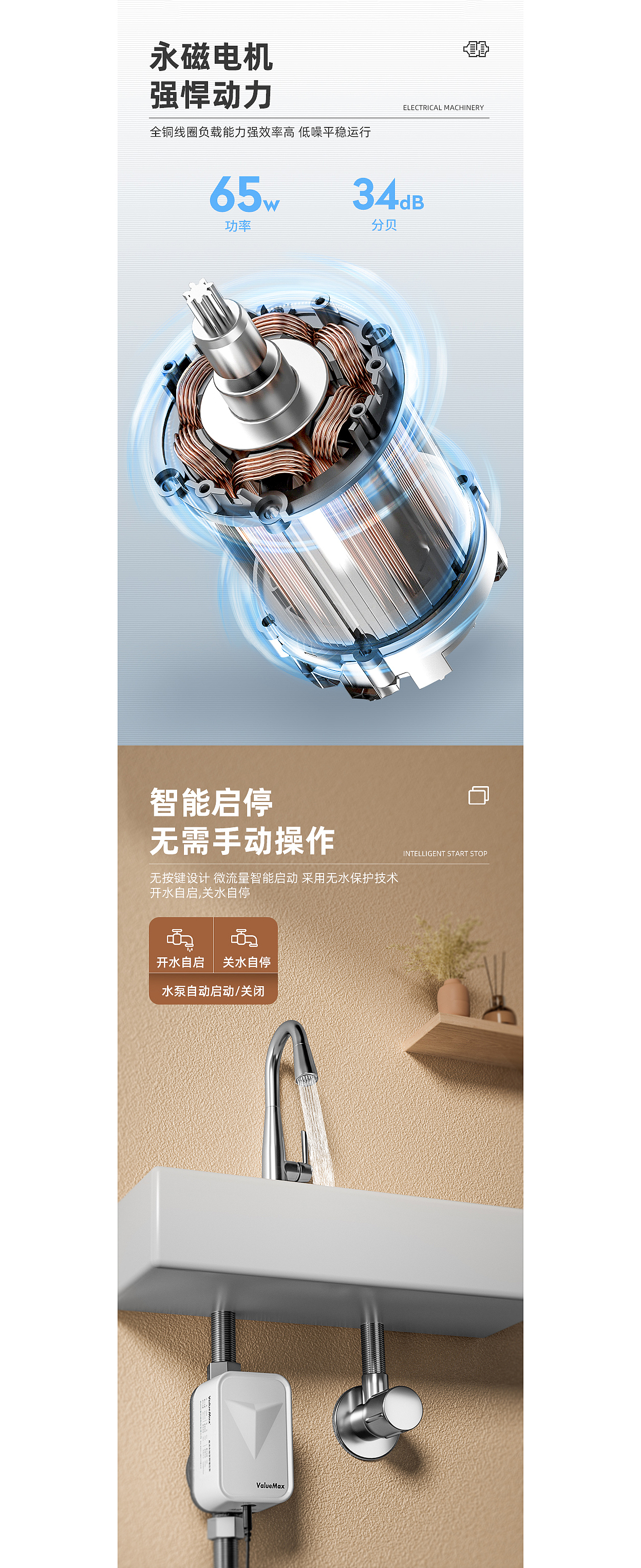 【2023】增压泵详情页设计X3