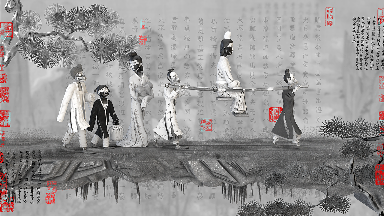 中山出遊圖（图ZMzIzMTAwNjM2） - 动画/影视 - 站酷设计师尼奥丨潮玩IP原创素材 - 站酷ZCOOL