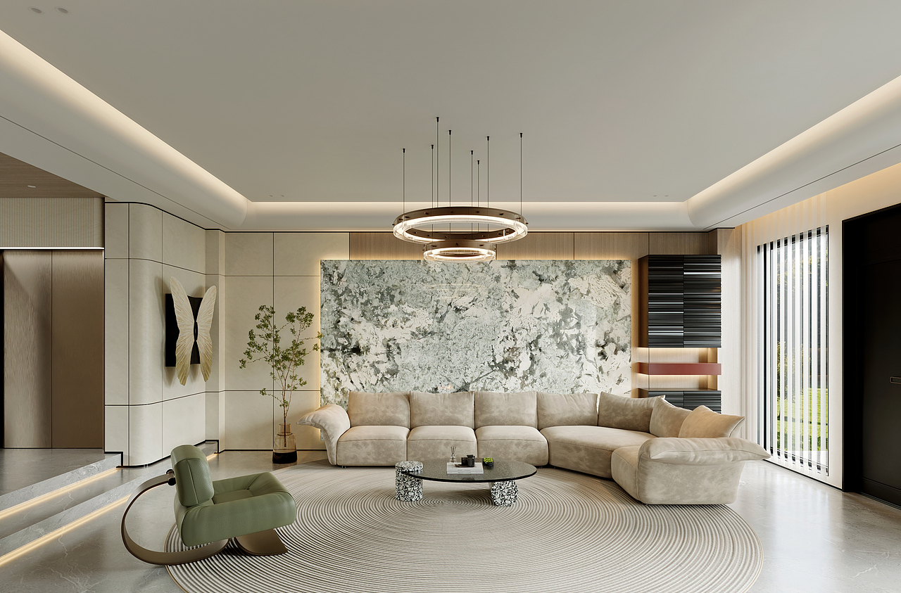 轻奢别墅（图ZMzcwNDM3NTAw） - 家装设计 - 站酷设计师痞老蟹原创素材 - 站酷ZCOOL