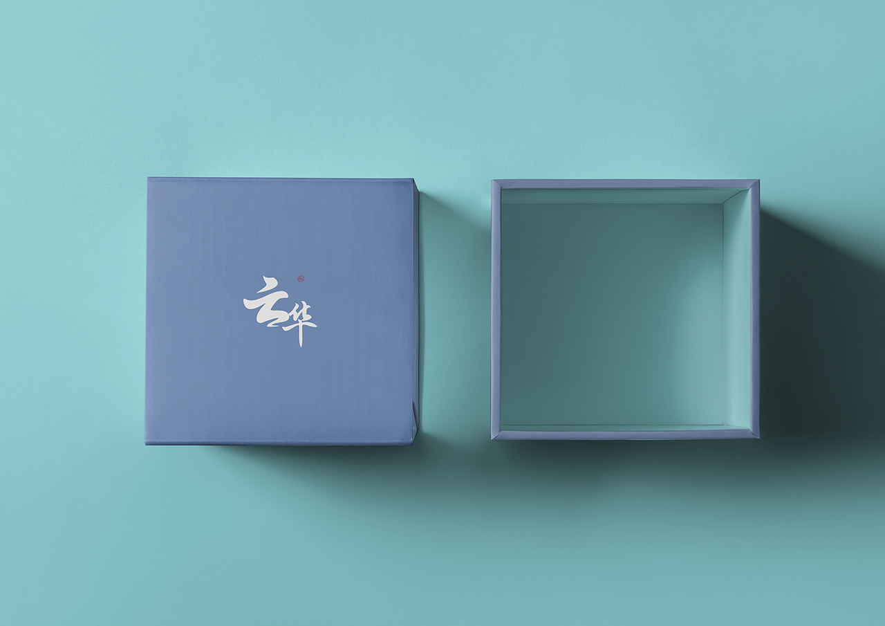 云华花茶插画包装设计