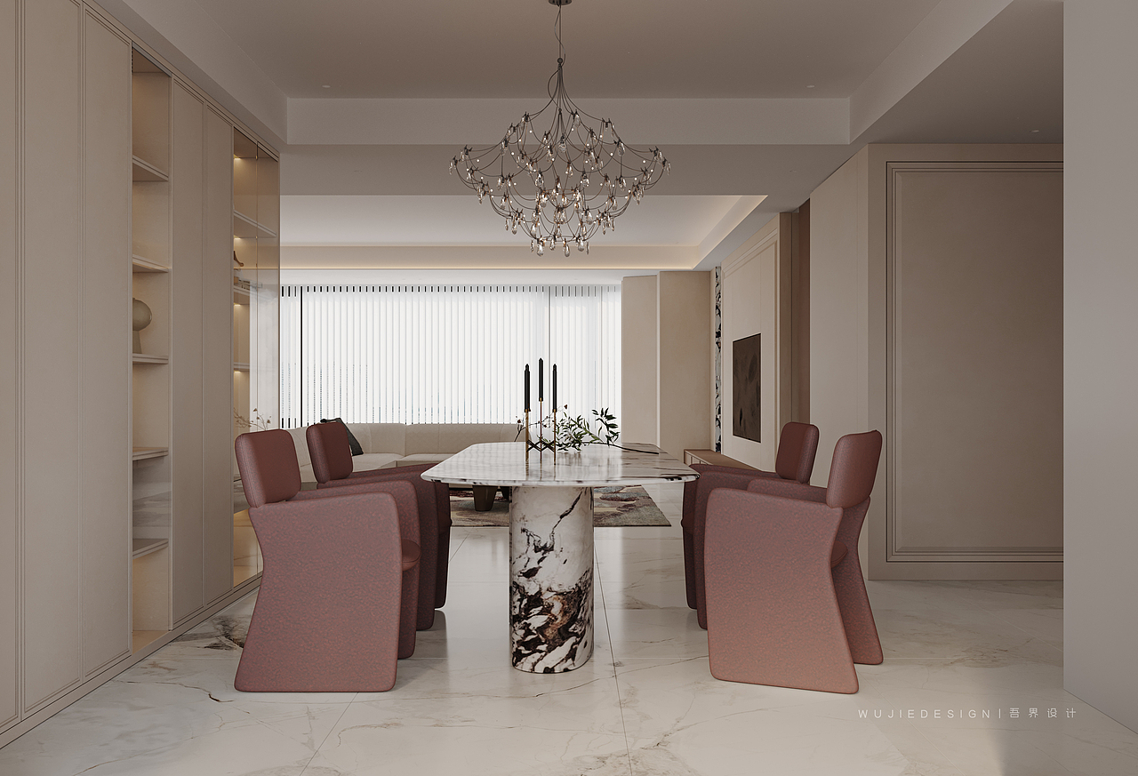 温柔 丨玺樾府（图ZMzI2MzYyODQw） - 家装设计 - 站酷设计师吾界空间设计原创素材 - 站酷ZCOOL