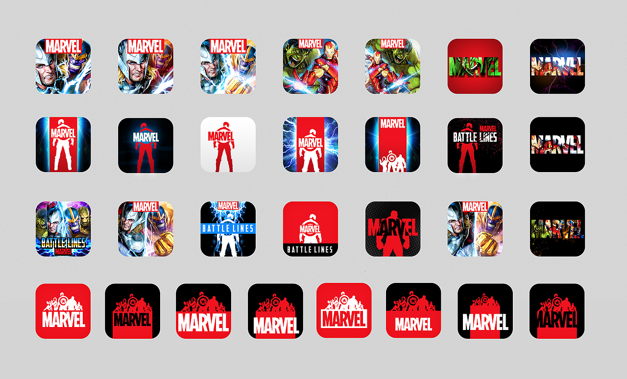 concepts icon marvel battle lines