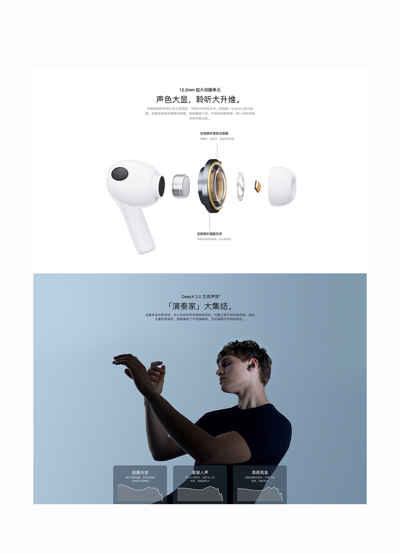 vivo TWS 2耳机线上视觉（图ZMzA0NzIyMTcy） - 企业官网 - 站酷设计师uimix原创素材 - 站酷ZCOOL