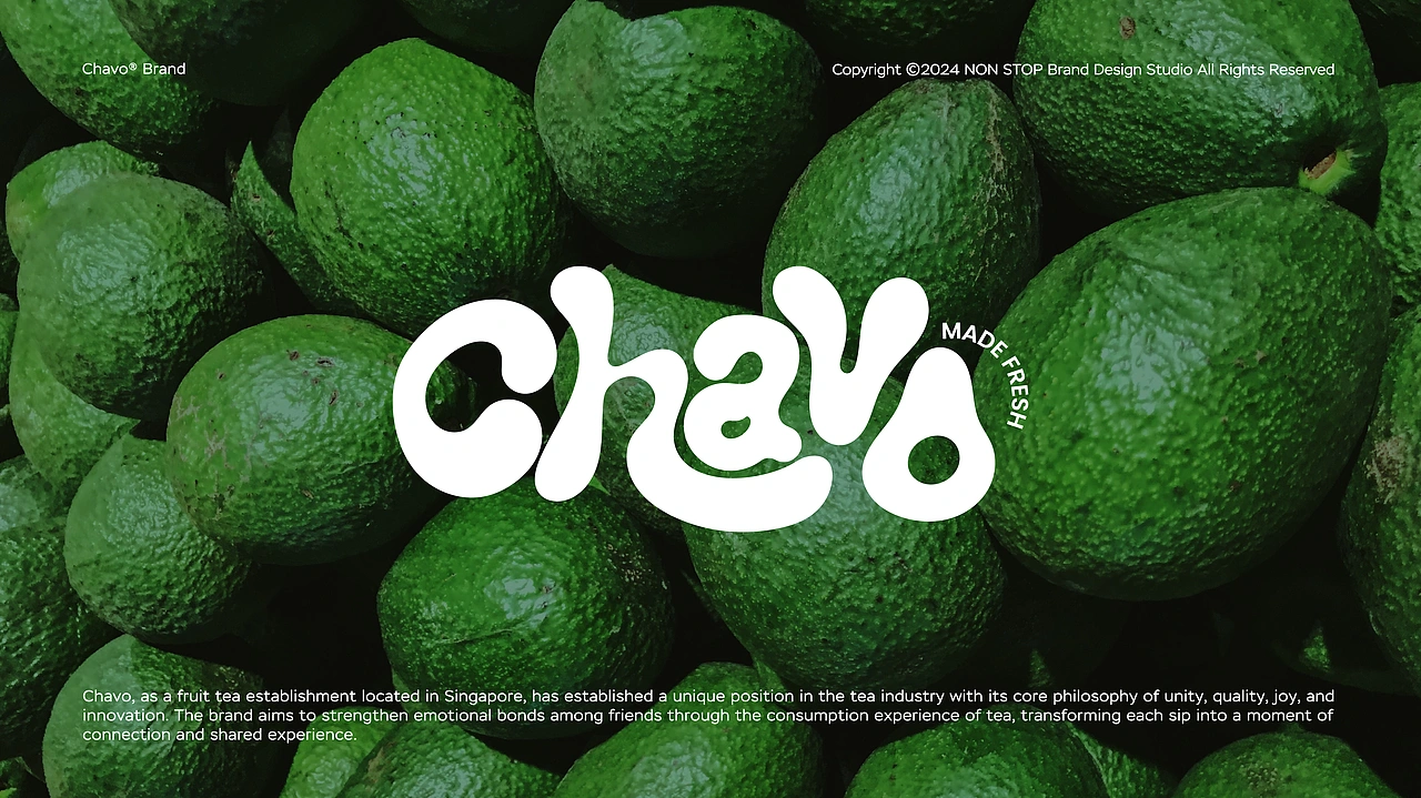 新加坡果茶Chavo品牌设计｜Made Fresh！